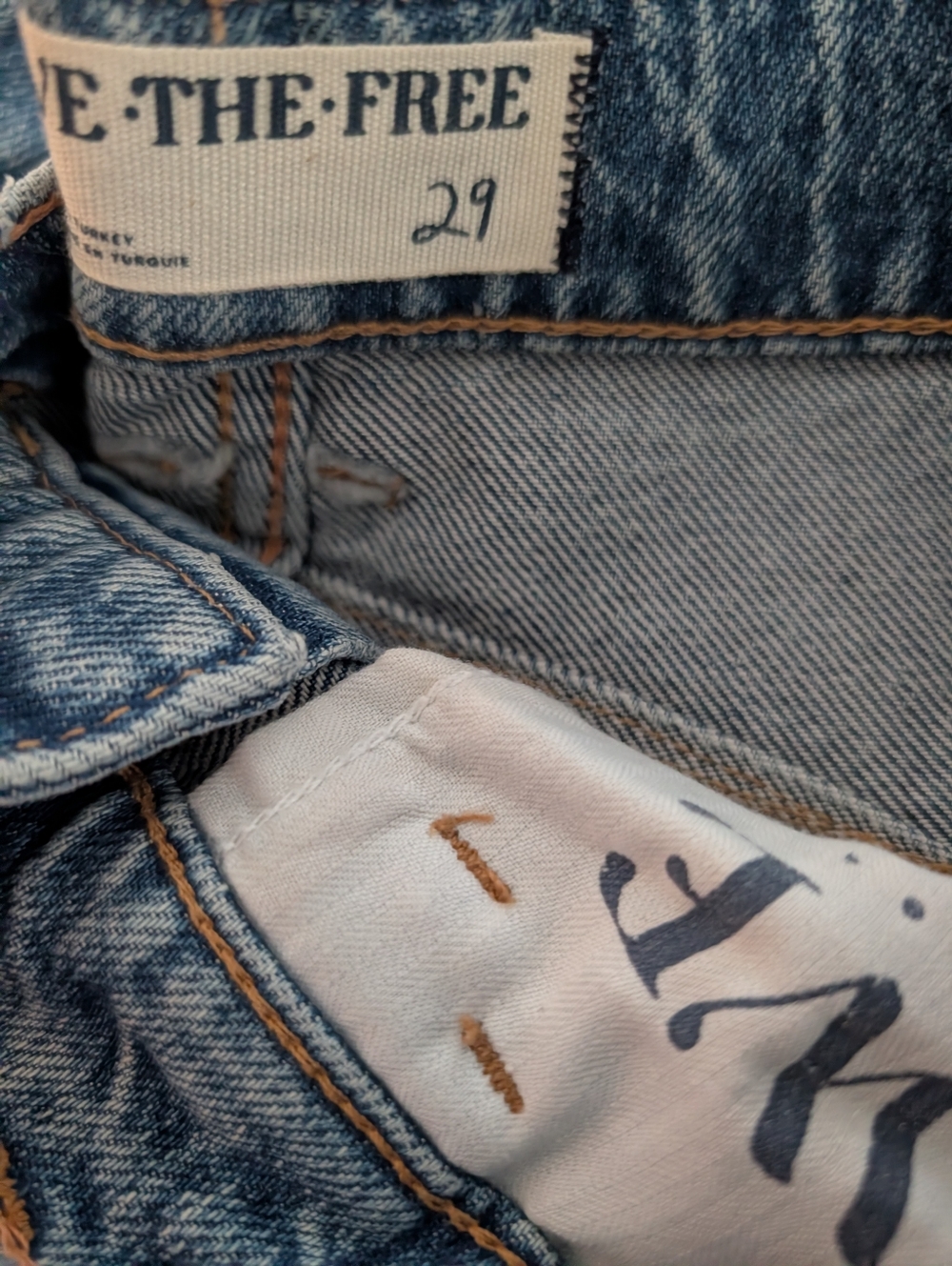We The Free Lucky You Heart Barrel Jeans *29, nwot.. Gorgeous - Picture 4 of 4